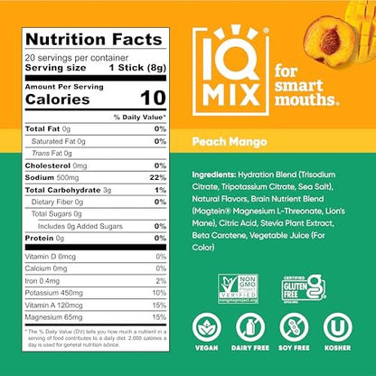 IQMIX Hydration Electrolyte Powder – 4-in-1 – Sugar-Free & Keto-Friendly: No added sugar, making it ideal for – Image 16