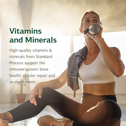 Standard Process Calcium Lactate - Bone Density & Immune Health Support - Aids Blood Clotting & Normal Cell Function - Vegan, Gluten-Free, Non-Dairy, Non-Soy & Non-Grain - 90 Tablets (30 Servings) - görsel 12