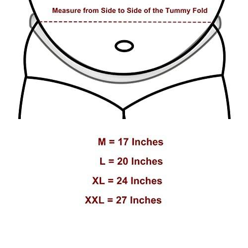 Tummy Liners for Sweat Rash - Brushed Cotton on Both Sides - Plus Size Under Belly Sweat Liners Belly Pad Belly Band for Skin Rash – 3PCS (X-Large) - görsel 10