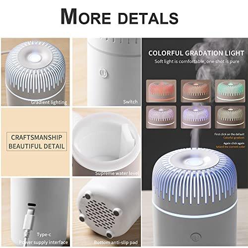 Car Diffuser Humidifier USB Aromatherapy Essential Oil Air Freshener USB Cool Mist Mini Portable Diffuser for Car Home Office Bedroom (Black) - görsel 12