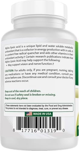 Best Naturals Alpha Lipoic Acid 200 mg - 120 Capsules (Pack of 2) - görsel 13