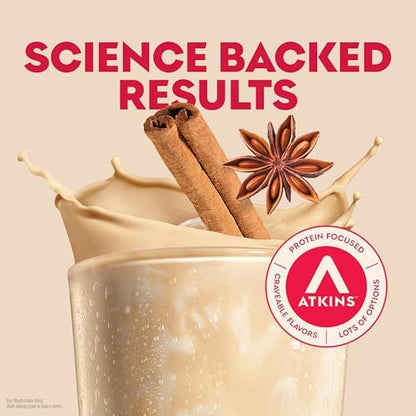 Atkins Chai Tea Latte Flavored Protein – Ready to Drink: Convenient, portable bottles for on-the-go nutrition. – Image 6