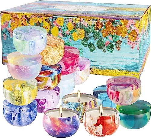 Howemon 16 Pack Scented Candles Set for Home, Relaxing Stress Relief, Aromatherapy - Natural Soy Wax and Fragrance - Gifts for Women, Mom, Best Friend, Wife, Birthday - görsel 13