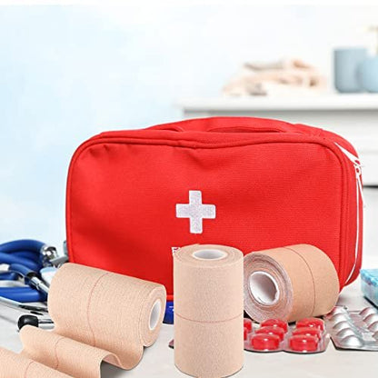 4 Rolls Elastic Tape Adhesive Elastic Tape Self Adhesive Bandage Wrap Flexible Stretch Bandages for Sports Ankle, Knee and Wrist Sprains Animal Pets, 5 Yard (4 Inch in Width)