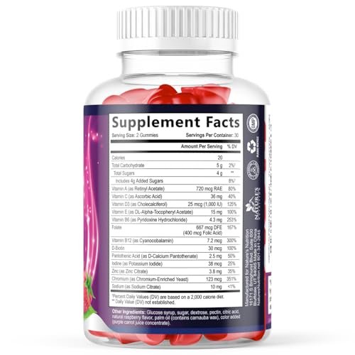 Multivitamin for Men - Complete Daily Mens Multivitamin Gummies with Vitamin D, B Vitamins, Zinc & More - Energy, Memory, Focus & Immune Health Support - 13 Essential Vitamins & Minerals - 60 Capsules - görsel 18