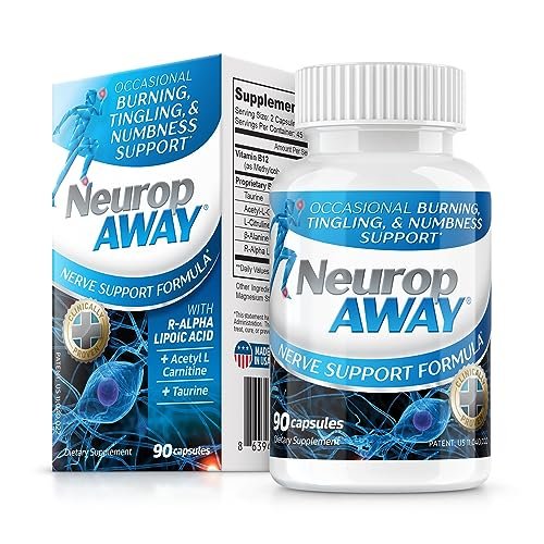 NeuropAWAY Nerve Support Formula 90 Daily Capsules - Alpha Lipoic Acid Supplement - görsel 8