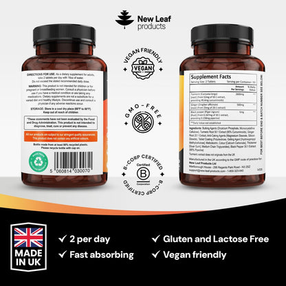 Turmeric Tablets with Black Pepper & Ginger – High Strength Formula: Each tablet delivers a potent dose of – Image 15