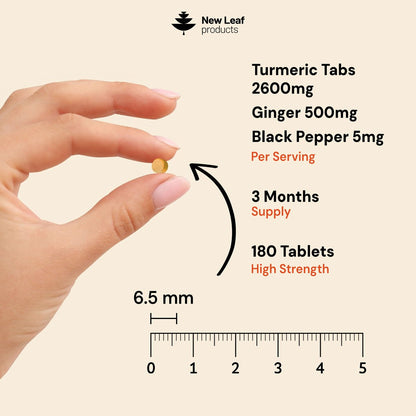 Turmeric Tablets with Black Pepper & Ginger – Supports Joint Health: Turmeric is widely recognized for its – Image 5