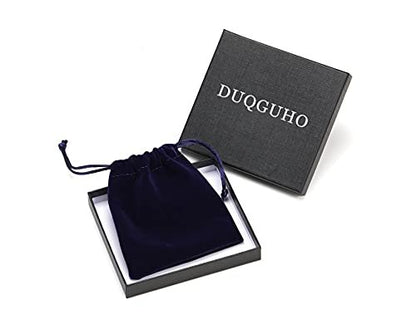 DUQGUHO 3 Pcs Crystal Pendulums Set for Divination Dowsing - Natural Amethyst, Rose Quartz, Clear Quartz Healing Crystal Reiki Gemstone Pendants