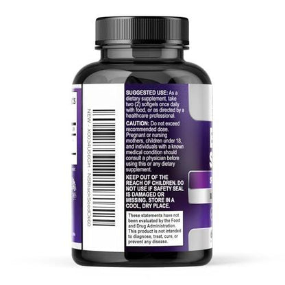 Black Seed Oil Capsules, 1000mg Per Serving - Best Cumin Seed Oil - Pure Nigella Sativa Black Seed Oil & Thymoquinone - Amazing Antioxidant for Skin Support Supplement - Bottled in USA - 60 Softgels