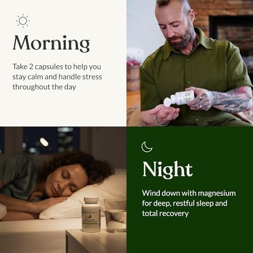 BIOptimizers Magnesium Breakthrough Supplement with 500mg - 7 Forms of Magnesium: Glycinate, Malate, Citrate, and More - Natural Support for Sleep and Cognitive Function -30 Capsules- Calming Vitamins - görsel 17