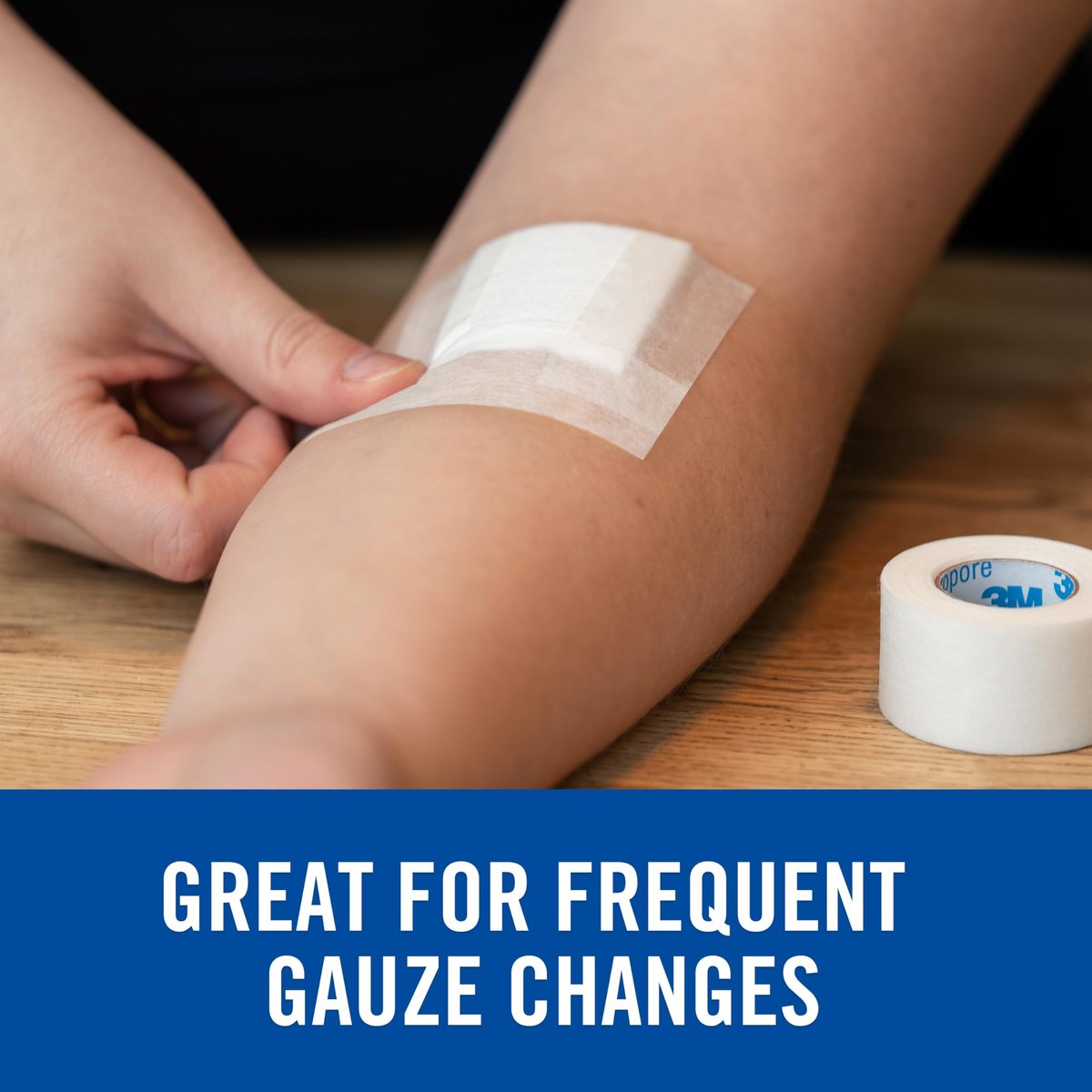 Nexcare Gentle Paper Tape, Medical Paper Tape, Secures Dressings and Lifts Away Gently - 1 In x 10 Yds, 6 Rolls of Tape - görsel 5