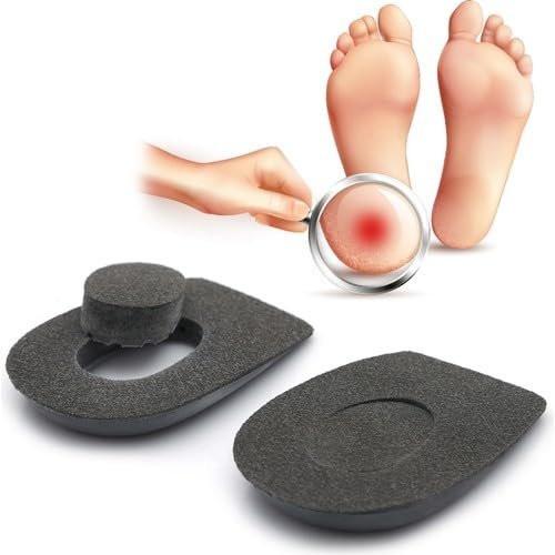 Orthopedic Heel Supports for Heel Pain Relief – Heel Cups for Plantar Fasciitis & Heel Spurs – Shock Absorbing Heel Pads for Men & Women (Small, Gray) - görsel 1