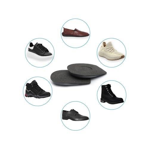 Orthopedic Heel Supports for Heel Pain Relief – Heel Cups for Plantar Fasciitis & Heel Spurs – Shock Absorbing Heel Pads for Men & Women (Small, Gray) - görsel 9