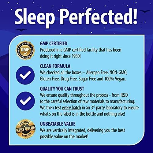 Nature's Perfect Night | Melatonin 5mg | 200 Quick Dissolve Tablets | Natural Mixed Berry Flavor | Preferred Potency | Sugar Free | Vegan | Gluten Free | Value Size - görsel 3