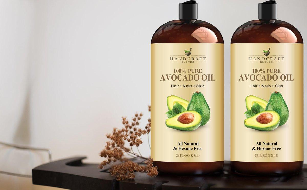 Handcraft Blends Avocado Oil - Cold-Pressed 28 Fl Oz - 100% Pure and Natural - Premium Grade Carrier Oil for Skin and Hair - Hair and Body - Massage - Hexane-Free - görsel 11