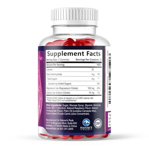 Magnesium Citrate Gummies - High Absorption – Dietary: Vegan, Gluten-Free – Image 12