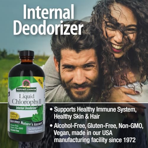 Nature's Answer Liquid Chlorophyll, 100 mg, – Size: 16 Fl Oz (480 ml) – Image 5
