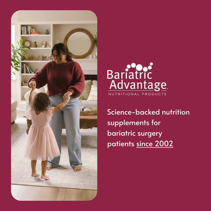 Bariatric Advantage Chewable Ultra Solo with Iron - Once-Per-Day Daily Multivitamin - for Bariatric Patients - with Thiamin, Vitamin A & More - Gluten Free - Citrus - 30 Tablets