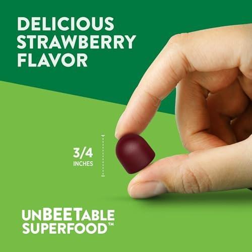 Nature's Truth Beet Root Gummies | 60 Count | Superfood | with Black Pepper | Strawberry Flavor | Vegan, Non-GMO & Gluten Free Supplement - görsel 10