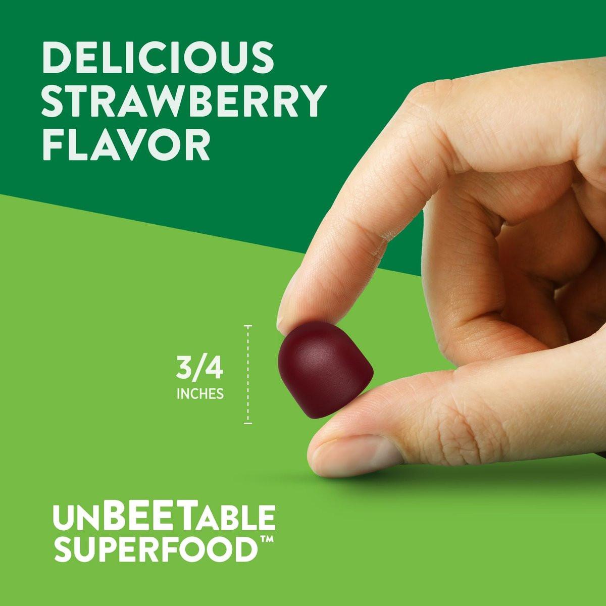 Nature's Truth Beet Root Gummies | 60 Count | Superfood | with Black Pepper | Strawberry Flavor | Vegan, Non-GMO & Gluten Free Supplement - görsel 9