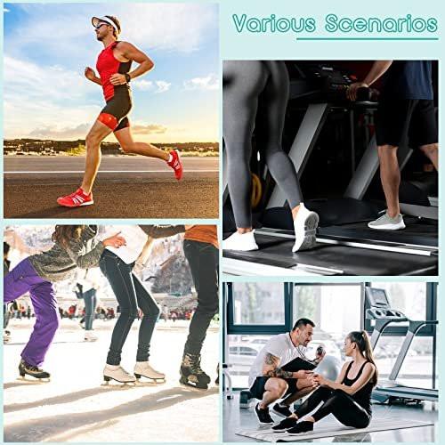 Sotiff 4 Pieces Hockey Ankle Gel Pads Skate Ankle Gel Discs Protector for Boots Protector Brace Skate Accessories for Ice Skating Riding Ski Protection, 2.48 Inch (Round) - görsel 2