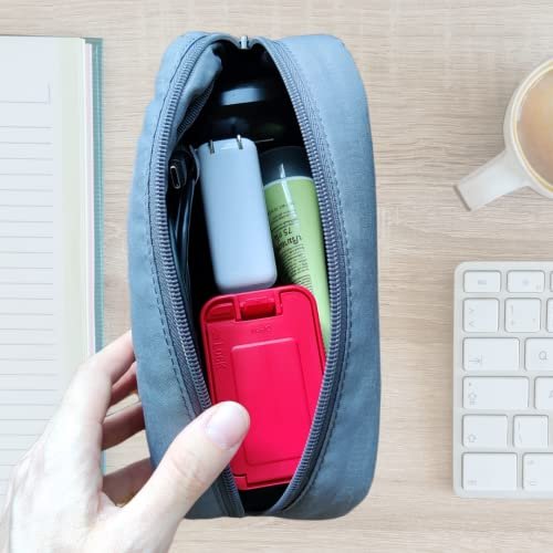 FINEPRO 0.2L Size Portable Pen-Needle Disposal Container Diabetes Care (0.2L, Red+Clear, 1) - görsel 5
