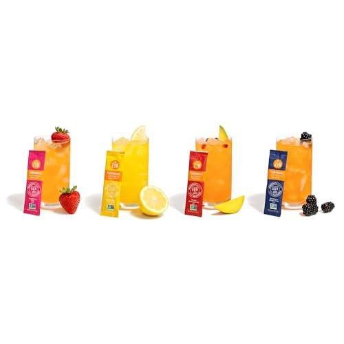 ZYN Electrolyte Drink Mix Hydration Packets, Electrolytes Powder, Hydration Packets w/Turmeric Curcumin, Vitamin C and D, Zinc, Hydrate Electrolyte Powder Packets for Wellness, Variety Pack of 8 - görsel 12