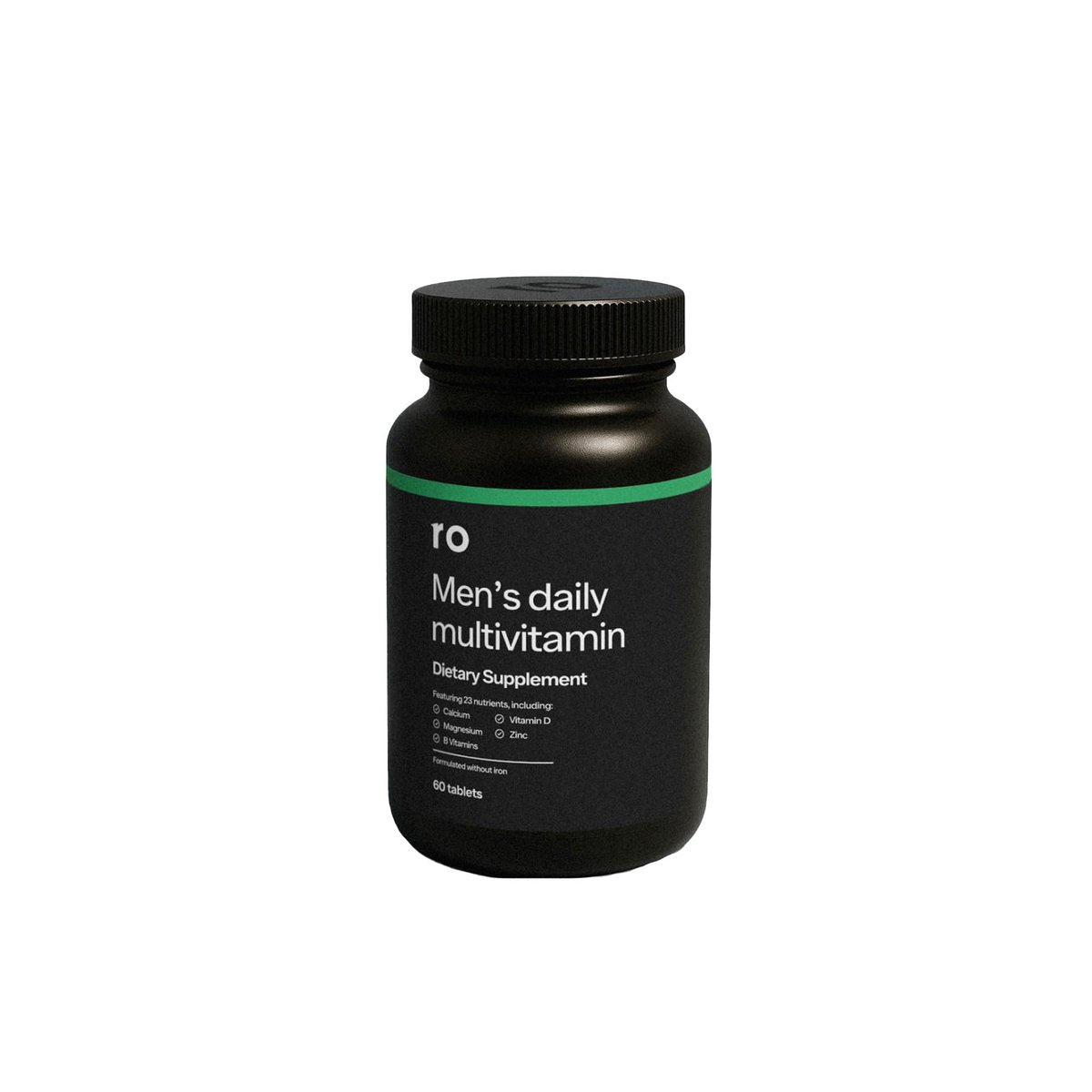 Ro Daily Multivitamin for Men | Supports Physical Activity, Brain + Heart Health, and Immune System with 23 Key Nutrients Including Calcium, Magnesium, and Zinc | 30-Day Supply (60 Tablets) - görsel 1