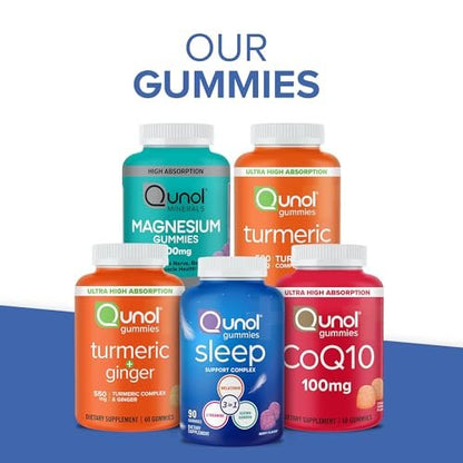 Qunol Turmeric and Ginger Gummies - Joint – Delicious Taste: Enjoy the natural flavors of turmeric and ginger in – Image 14