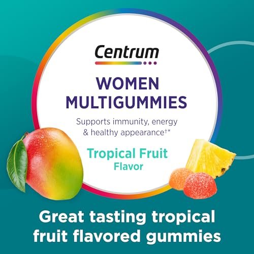 Centrum Women’s Multivitamin Gummies, Immune, Energy, Healthy Appearance Support, 100 Count, 50 Day Supply - görsel 12