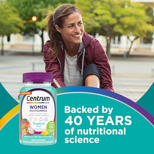 Centrum Women’s Multivitamin Gummies, Immune, Energy, Healthy Appearance Support, 100 Count, 50 Day Supply - görsel 18