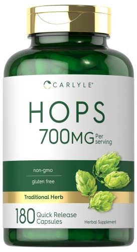Carlyle Hops Supplement 700mg | 180 Capsules – Specialty: Non-GMO, Gluten Free – Image 10