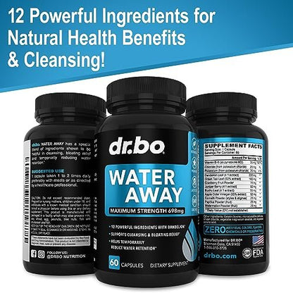 Water Pills Diuretics for Water Retention - – Serving Size : 2 capsules – Image 6