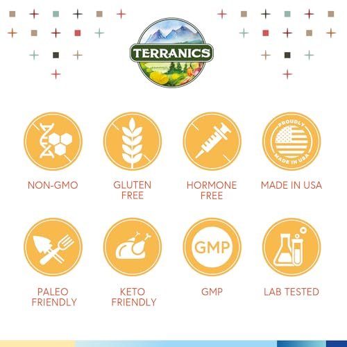Terranics Probiotics 120 Billion with Prebiotics & Digestive Enzymes, 30 Tested Strains, Complete Digestion & Immune Support, Non-GMO, NO Soy, Dairy & Gluten, for Men and Women, 30 Veggie Capsules - görsel 11