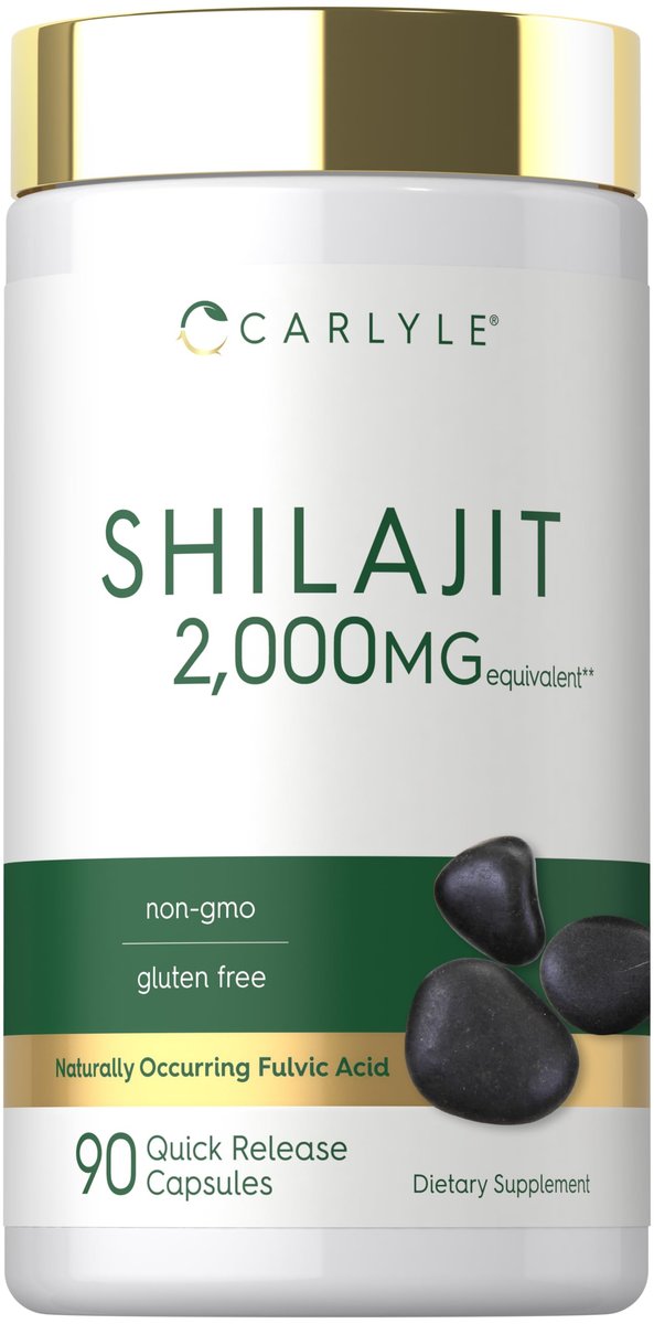 Carlyle Shilajit Capsules | 90 Count | Non-GMO and Gluten Free Supplement - görsel 5