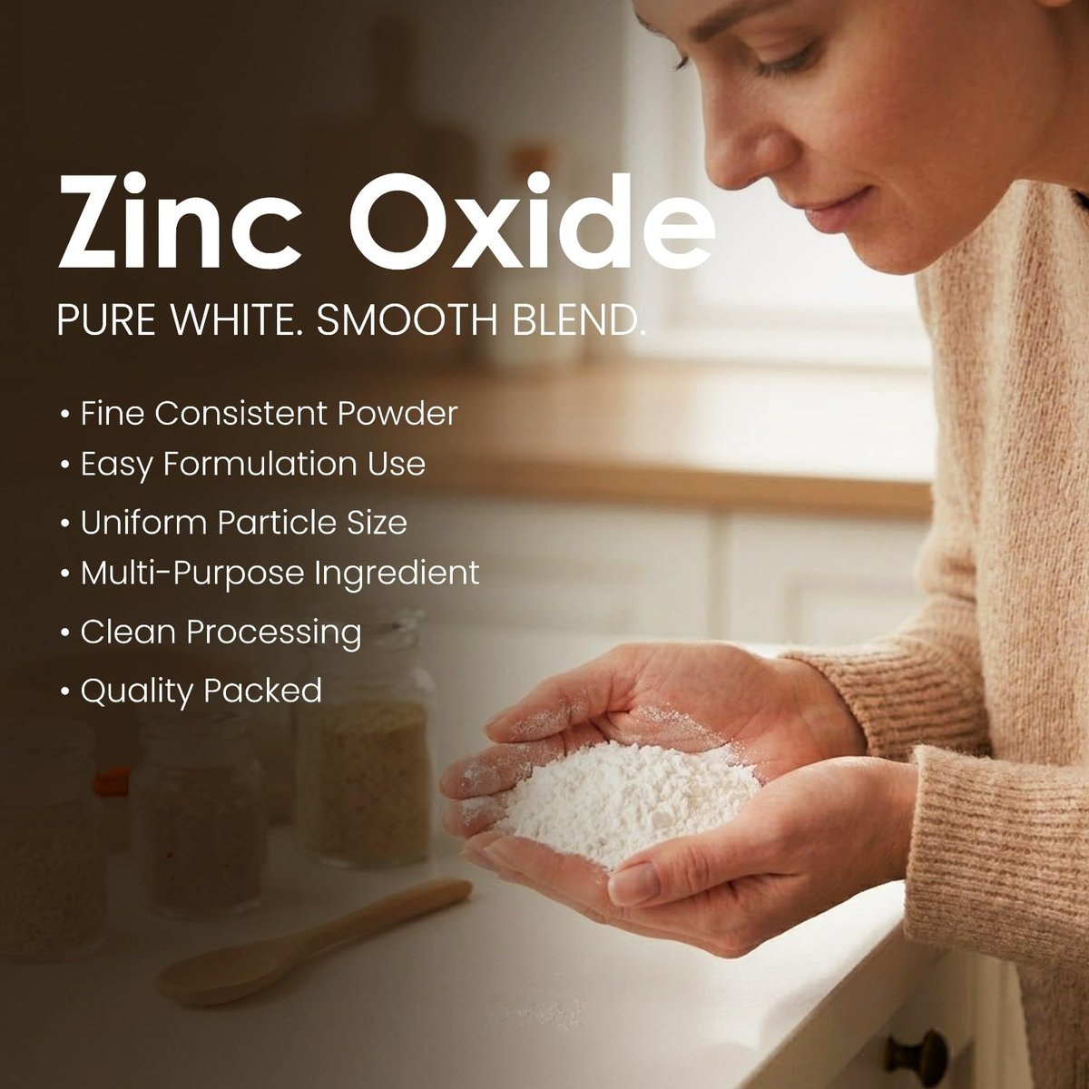 MB Herbals Zinc Oxide Powder 8 oz | Uncoated & Non-Nano | For DIY Sunscreen Lotion & Cream - görsel 11