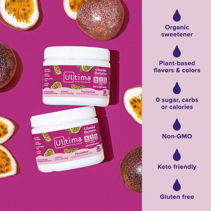 Ultima Replenisher Daily Electrolyte Powder – Individuals on keto, paleo, or low-carb diets who need electrolytes – Image 9