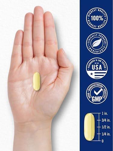 Carlyle Fish Oil 3000mg | 900mg Omega 3 | 90 Softgels | Lemon Flavor | Non-GMO and Gluten Free Supplement