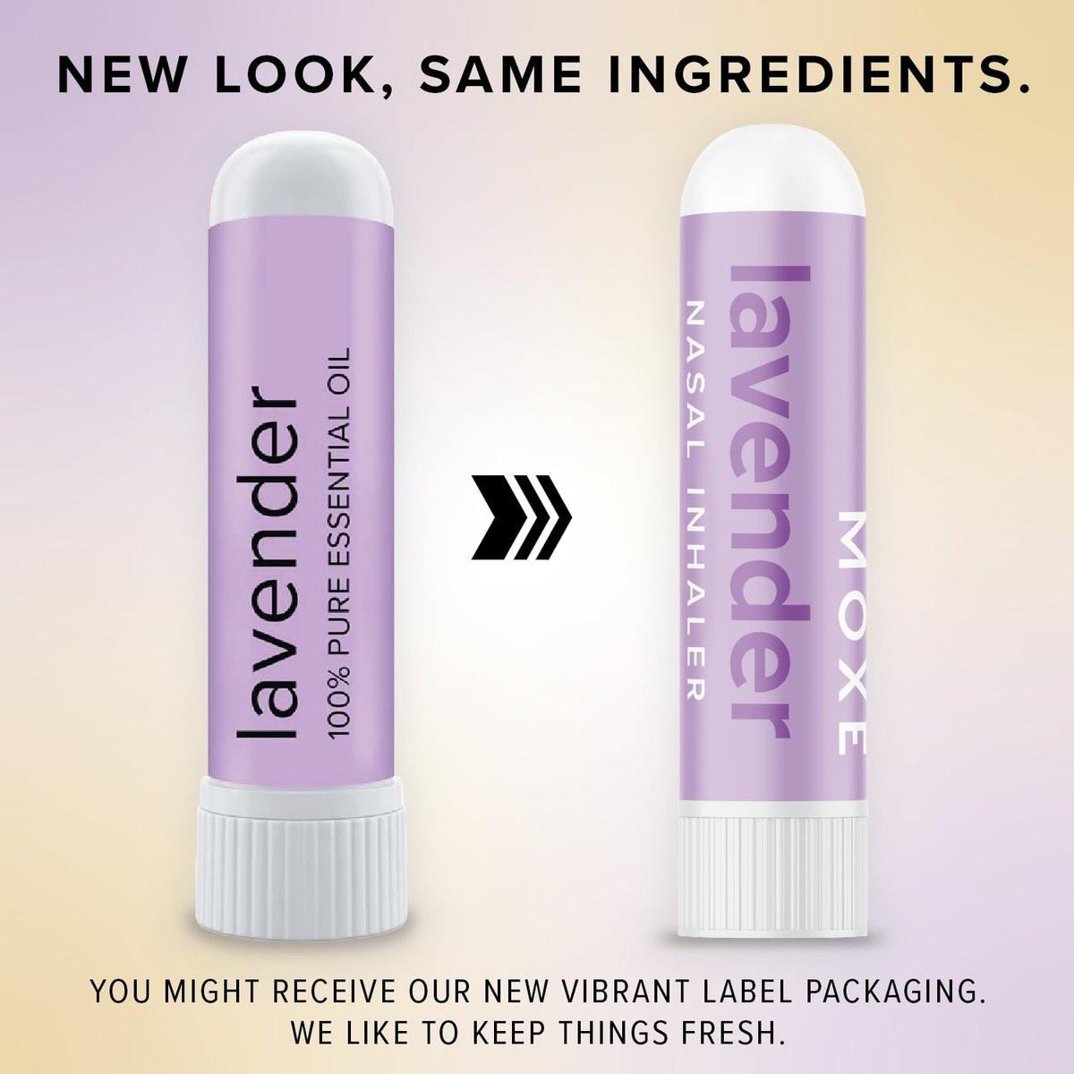 MOXĒ Lavender Essential Oil Nasal Inhaler, No-Mess Aromatherapy, Relaxation, Naturally Calming, Before Sleep Routine, Pure and Undiluted, Made in USA (3 Pack) - görsel 7