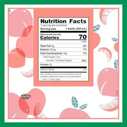 Sappe Aloe Vera Juice (Peach Flavored) with Bigger Chunky Pure Aloe Pulp – 6 Pack, 10.15 Fl Oz Each – Plant Based Juice for Hydration, Healthy for Adults and Kids