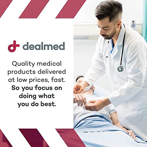 Dealmed Povidone Iodine Prep Pad 10% - Individually Sealed Packets Perfect for Wound Care and Portable First Aid Kits, 100/Box (Pack of 1) - görsel 17