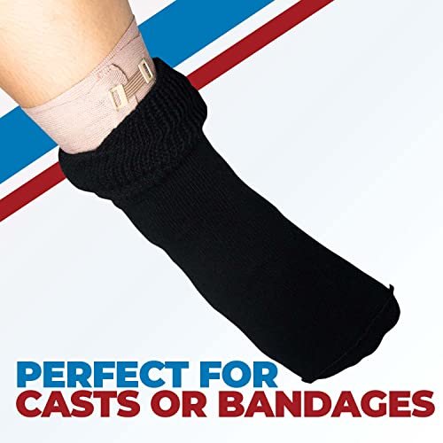 Extra Wide Socks for Swollen Feet, Bariatric Socks, Non Slip Socks Men, Hospital Socks, Swollen Feet Socks Women, Extra Wide Socks, Diabetic Socks for Men and Women, Hospital Socks - 3 pairs - görsel 9