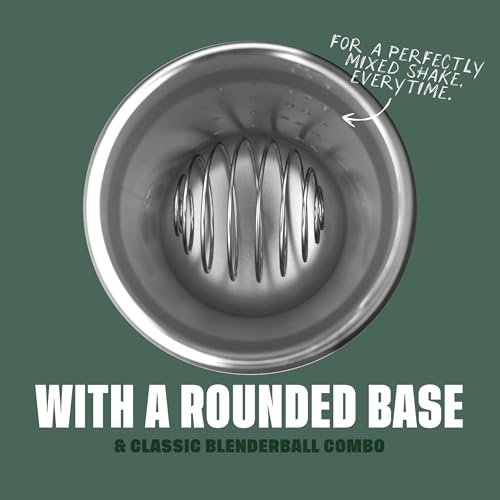 BlenderBottle Sport Insulated Stainless Steel Shaker Bottle with Wire Whisk, 24-Ounce, Forest – Protein Shakes & Hydration for Athletes & Fitness Enthusiasts, Easy Mixing, Keeps Drinks Cold, Lockable Lid - görsel 7