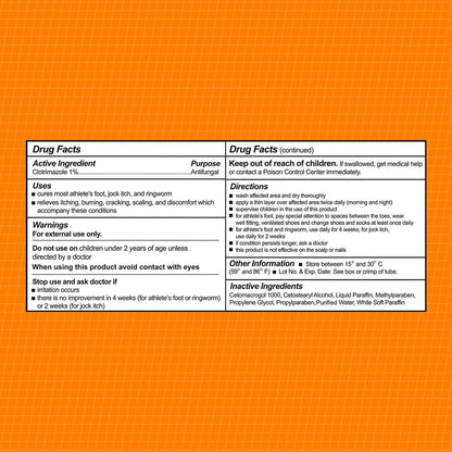 CareAll Clotrimazole Antifungal Cream 1% USP 1.0 oz. (4 Pack) – Cures Most Athlete’s Foot, Jock Itch and Ringworm