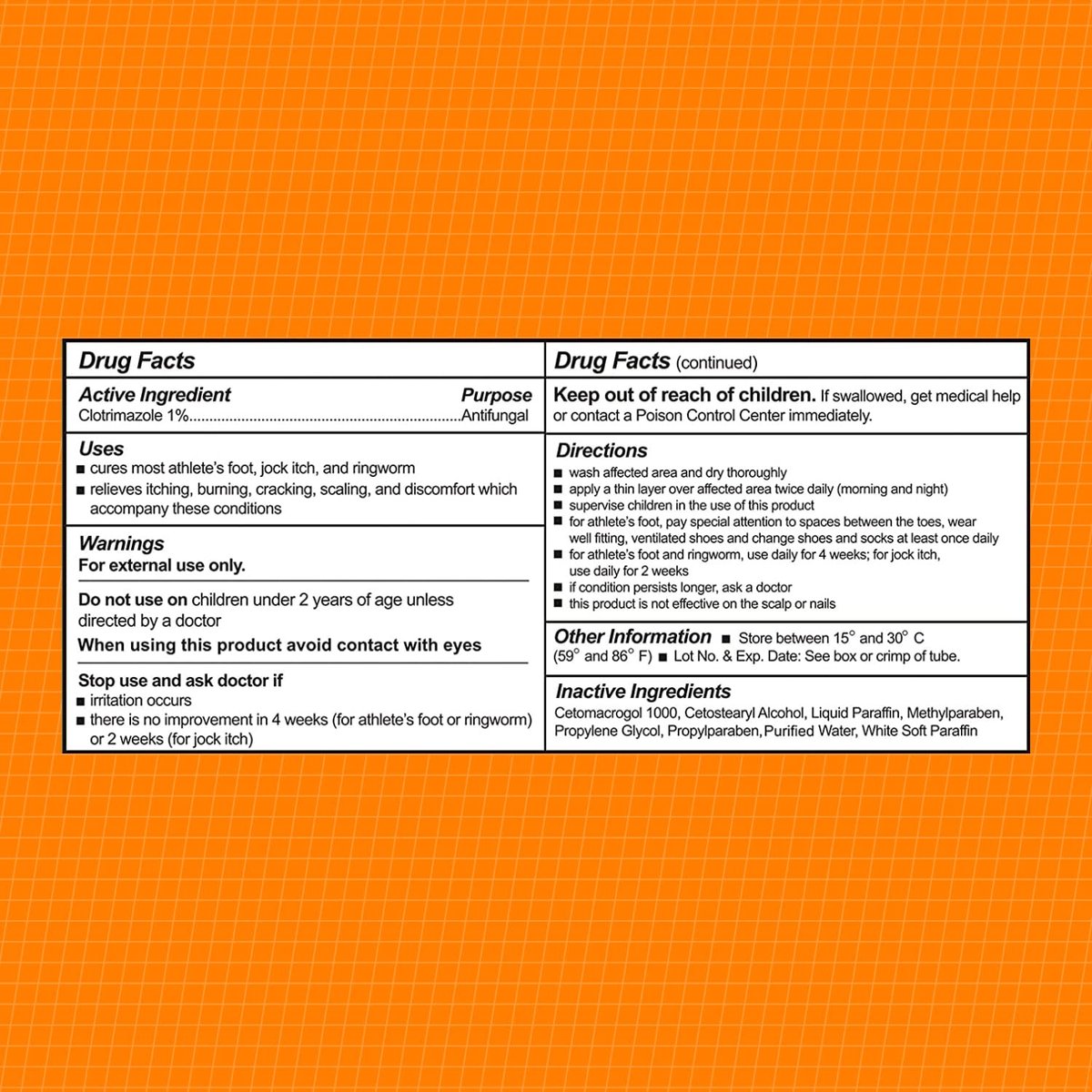 CareAll Clotrimazole Antifungal Cream 1% USP 1.0 oz. (4 Pack) – Cures Most Athlete’s Foot, Jock Itch and Ringworm - görsel 6