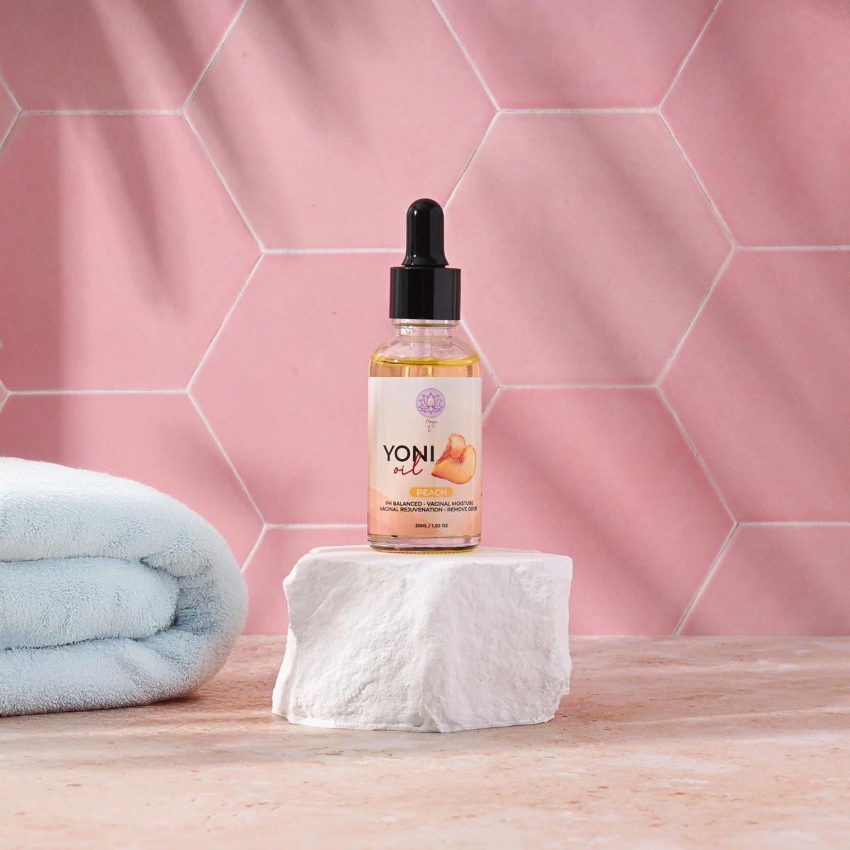 Magic V Yoni Oil for Women – Organic Feminine Care Vaginal Moisturizer, pH Balance & Odor Control, Soothes Ingrown Hair & Razor Bumps - Peach Scent - görsel 9