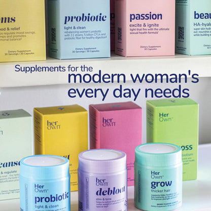 her own Boost Energy Support Supplement - Thermogenic Blend with Green Tea Extract - Vegan, Gluten & Soy Free - 60 Capsules