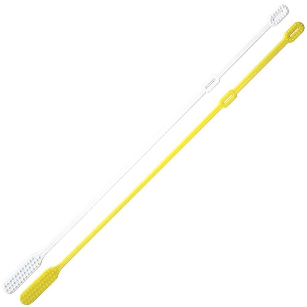 Cast Scratcher and Cleaner/Sanitizer - Itching Relief & Cleansing for Cast Covered Arms and Legs (17 Inch, Pack of 2) - görsel 1