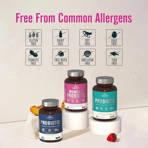 Nordvida Women's Probiotic, 120 Billion & 32 Strains with Cranberry, Prebiotics & Digestive Enzymes, Gut, Vaginal & Urinary Tract Support, 30 Delayed Release Capsules - görsel 3
